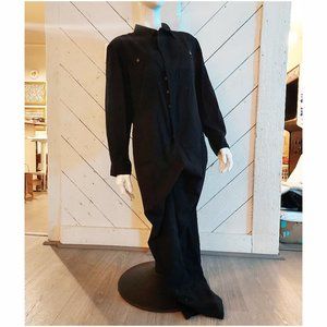 ROLLA'S Black Linen Jumpsuit